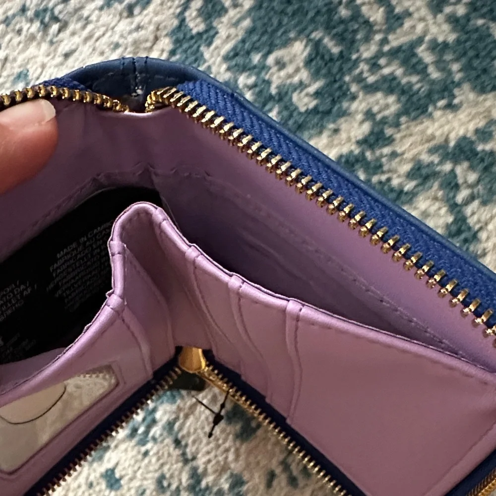 Disney Princess Ariel  Under Sea Navy Blue Wallet NWT